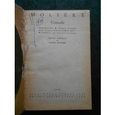 MOLIERE - COMEDII (1964, editie cartonata)