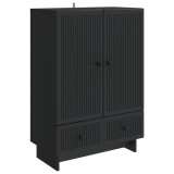 vidaXL Bufet Negru 66 x 34,5 x 95 cm Lemn prelucrat 893976
