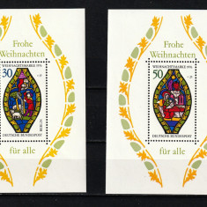 Germania, RFG + Berlin, 1976 | Crăciun '76 - Vitralii, Artă sacrală | MNH | aph