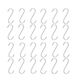 Cumpara ieftin Set 24 Carlige Afumatoare Carne Inox 17cm IdeallStore&reg; Macelarie, Galantar, Frigider, Durabile, Argintii