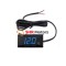 Ceas digital incarcare baterie (Voltmetru) scris albastru