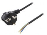 Cablu Electric Negru 4m 3x0,75mm2 16A 250V PVC