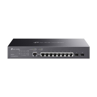 Switch 8 porturi RJ45 Gigabit, 2 x SFP Gigabit, L2+ Management, 1U - TP-Link Omada SG3210 foto