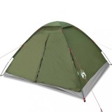 Cumpara ieftin Cort camping cupola 4 persoane verde masliniu impermeabil