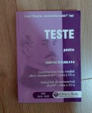 Teste pentru admiterea in clasa a V-a
