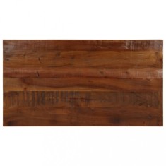 vidaXL Blat de masă, 110x70x2,5cm, dreptunghiular, lemn masiv reciclat