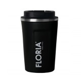 Cana cafea termos interior Inox 380ml 15.5cm FLORIA negru Zilan ZLN9969