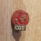 QW9 N4 34 - insigna - Federatia Mondiala a Sindicatelor - CGT