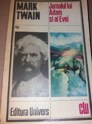 JURNALUL LUI ADAM SI AL EVEI-MARK TWAIN/TD foto