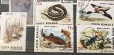 (H) Timbre Serii Romania Fauna, Stampilat