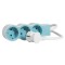 Prelungitor 3 prize Legrand 694551, 1.5 m, 3680 W, 3 x 1.5 mmp, contact de protectie, protectie copii