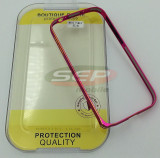 Bumper aluminiu Samsung I9500 Galaxy S4 roz