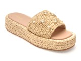 Papuci ALDO bej, CORALLO 101, din material textil