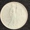 Moneda 1 leu 1910 muchie dreapta