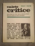 Caiete Critice - februarie 2 (39)/ 1991 (Romanul polițist...)