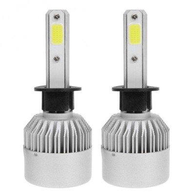 Set 2 LED-uri Auto Techstar&amp;reg; S2, H1, 36w, 4000 Lumeni, 6500K, AUTO, 12-24 Volti, COB, Canbus foto