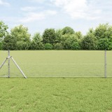 VidaXL Gard Hexagonal 0,6x10 m Oțel Galvanizat