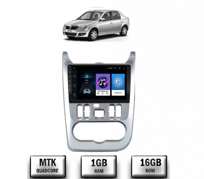 Navigatie cu Android 9&rdquo; Dacia Logan 2009-2013 &reg; ALM
