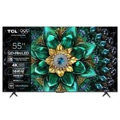 Televizor Smart Mini LED TCL 55Q6C, 139 cm, 4K,&nbsp;smart Google TV, Negru