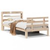 VidaXL Cadru de pat cu tăblie, 75x190 cm, lemn masiv de pin 3306837