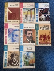 Lot cărți din colecția Lyceum