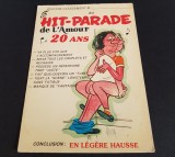 Au Hit Parade de L&#039;Amour 25 Ans - Carte Poștală Franțuzească Umoristică Editura LYNA