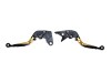 Set manete frana si ambreiaj reglabile Kawasaki ZX6R 00-04/ZX10R 04-05/Z1000 03-... Cod Produs: MX_NEW CNCR0042Y
