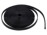 Trese poliester negru 6-14mm 10m