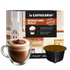 Mokaccino, 96 capsule compatibile Dolce Gusto, La Capsuleria