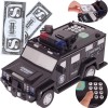 Pusculita de economii electronica, masina blindata lumini si sunete de copii, PIN securizat, 28x14x13cm, JollyMag, 108465