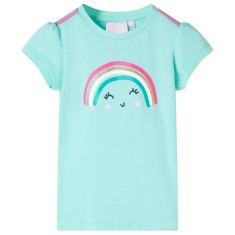 Tricou pentru copii, verde mentă deschis, 104