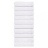 VidaXL Prosoape de duș 10 buc alb 70x140 cm 360 g/m&sup2; 100% bumbac 136655