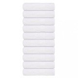 VidaXL Prosoape de duș 10 buc alb 70x140 cm 360 g/m&sup2; 100% bumbac