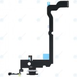Conector de &icirc;ncărcare flex space gri pentru iPhone Xs Max