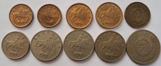 Bulgaria, Lot monede ( 10 monede )