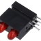 LED Ro?u 2,8mm 2 Diode 2mA 60? 1,2-4mcd