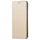 Husa Piele OEM Smart Magnet pentru Xiaomi Mi 10 5G / Xiaomi Mi 10 Pro 5G, Aurie