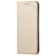 Husa Piele OEM Smart Magnet pentru Motorola Moto G Pro, Aurie