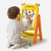Tabla Educationala Multifunctionala 3 in 1 JoyNest&reg; REN &ndash; Creta, Marker, Tabla Magnetica, Masa Rabatabila, cu Accesorii Incluse, Spatiu de Depozitare,