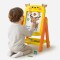 Tabla Educationala Multifunctionala 3 in 1 JoyNest&reg; REN &ndash; Creta, Marker, Tabla Magnetica, Masa Rabatabila, cu Accesorii Incluse, Spatiu de Depozitare,