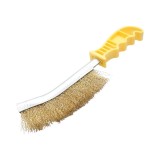 Cumpara ieftin Perie de sarma manuala 225 mm cu maner din plastic, perie curatare rugina si impuritati, pentru pregatire suprafete vopsire si lacuire