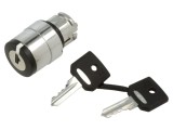 Comutator rotativ cu cheie 22mm 3 poziții negru ZB4BG3