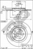 Disc frana CITROEN C8 (EA, EB) (2002 - 2016) METZGER 6110352