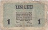 Bancnota Romania 1 Leu 1917 BGR, Uzata - Colectie Numismatica