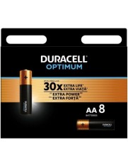 Baterii Duracell R6 AA Optimum, 8 buc foto