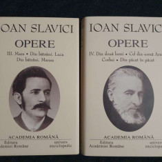Ioan Slavici – Opere III-IV ( ed. de lux, Academia Romana, 2 vol.)