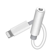 Adaptor audio cu conector Lightning si Jack 3.5mm, QZJ2 foto
