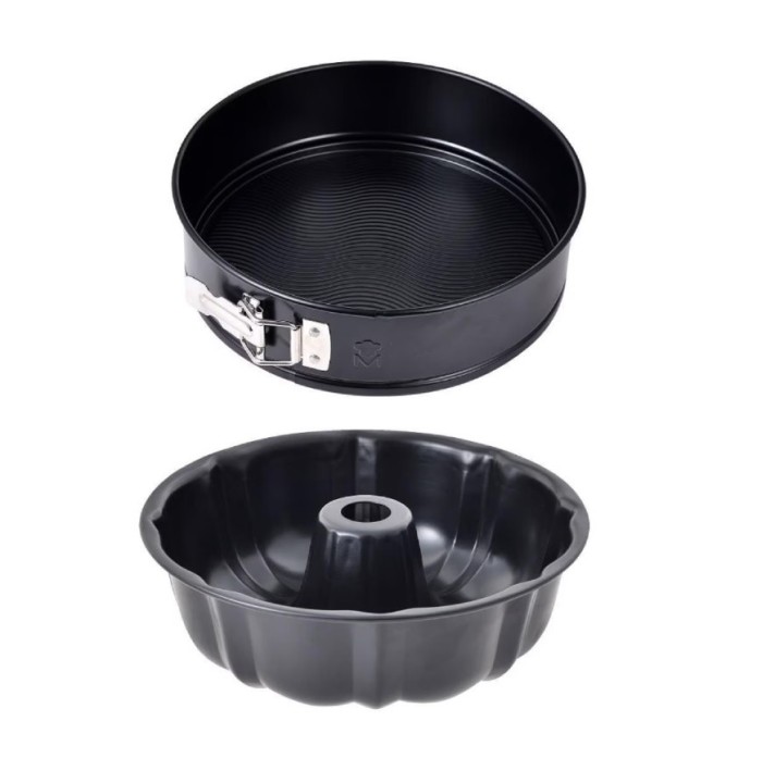 Set de 2 vase de copt, 1 tava detasabila cu un diametru de 24 cm si un vas