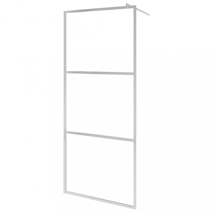 Paravan de dus walk-in, 100 x 195 cm, sticla ESG transparenta