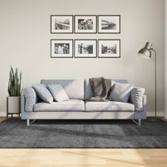 vidaXL Covor &bdquo;OVIEDO&rdquo;, fire scurte, antracit, 160x230 cm 375471